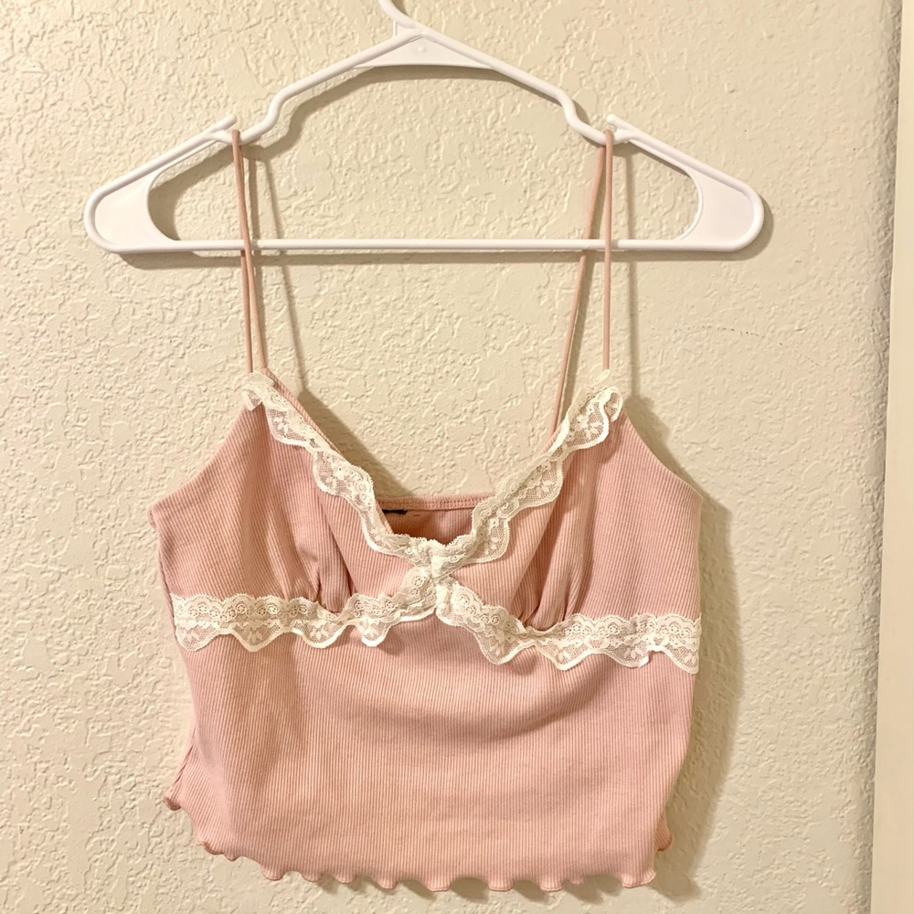 Pink crop top🎀💖
